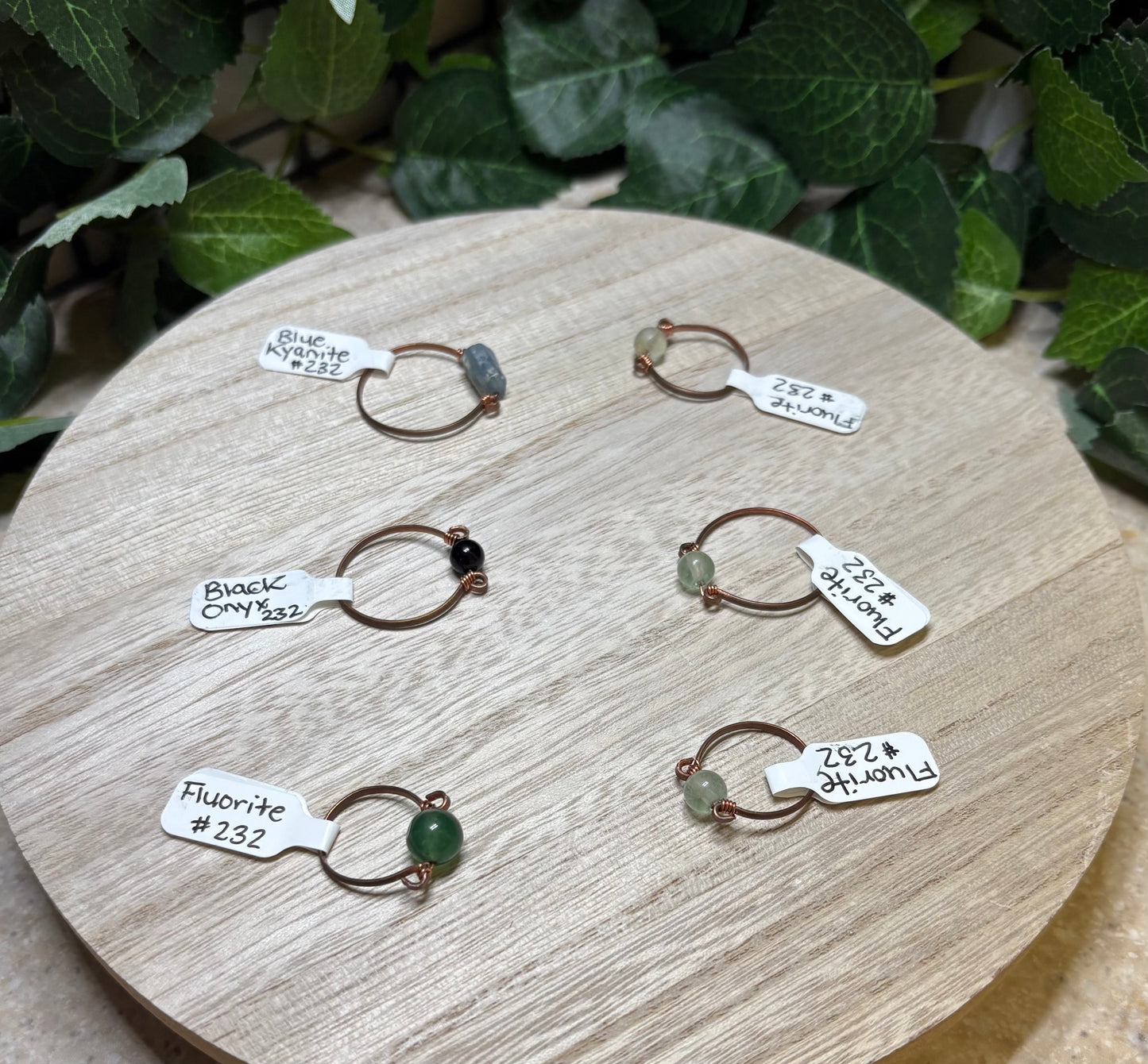 Copper Plated Assorted Rings