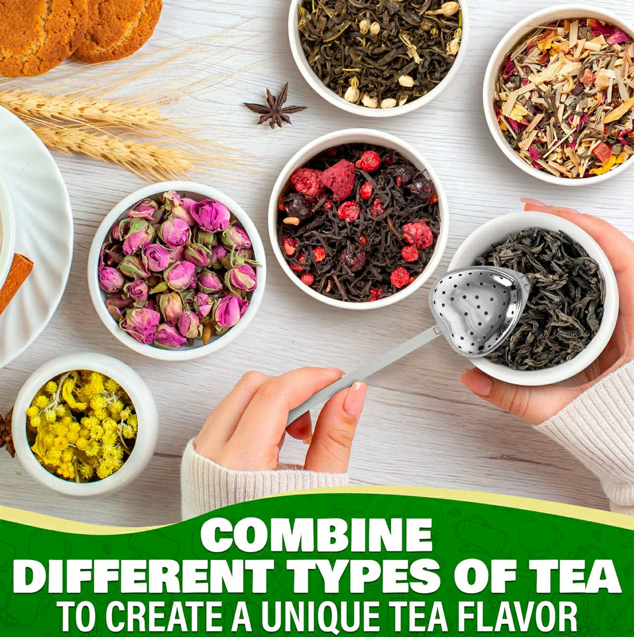 Heart Shape Tea Strainer