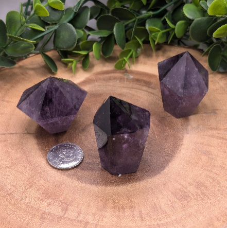 Amethyst Premium Faceted Points
