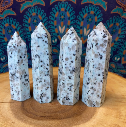 Kiwi Jasper Polished Points