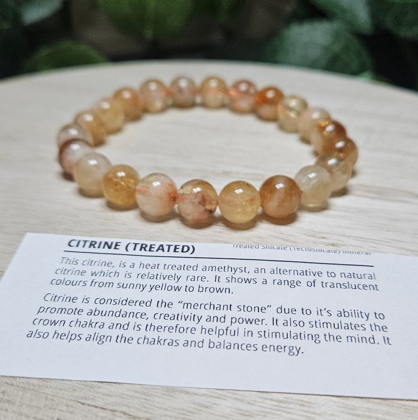Citrine Bracelet 8mm