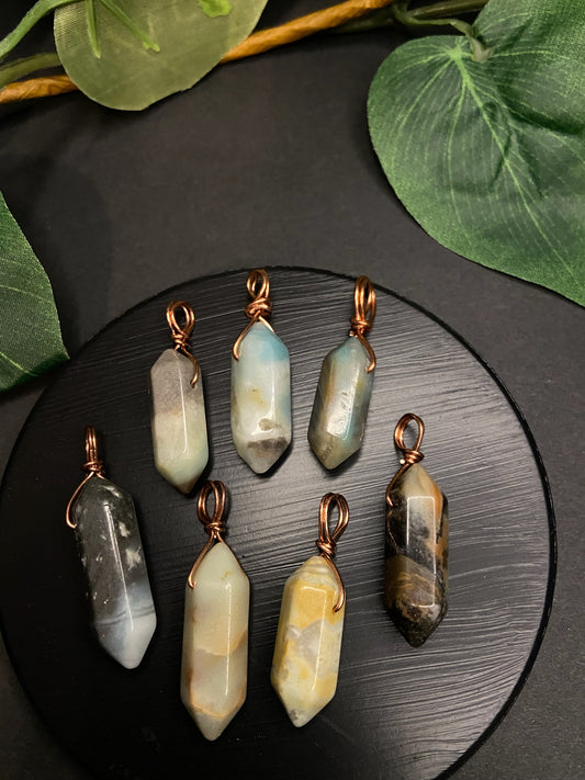 Amazonite Pendant Necklace (Arcane Enchantments)