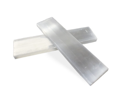 Satin Spar (Selenite) Rulers