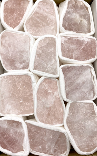 Rose Quartz Rough Cut