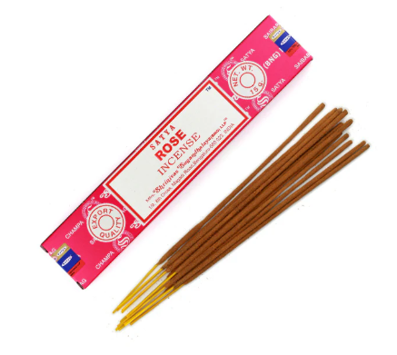 Satya Fresh Rose Incense Sticks Pack (15g)