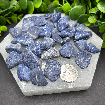 Dumortierite Tumbled