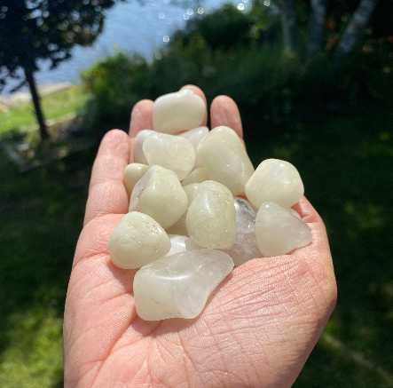Sulphur Quartz Tumbled