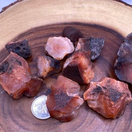 Carnelian Rough Cut