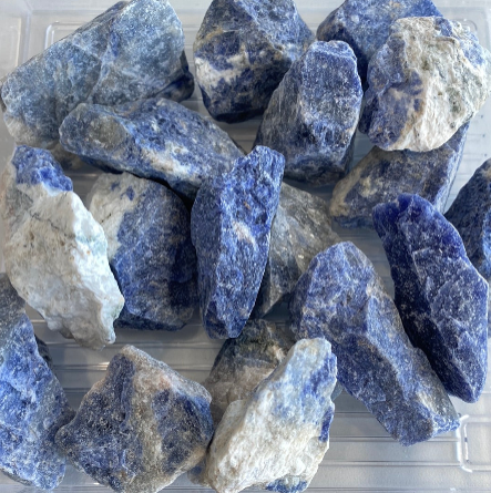 Sodalite Rough Cut