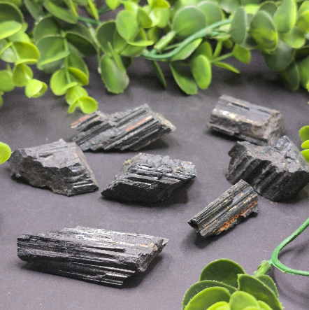 Black Tourmaline Rough Cut (S)