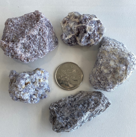 Lepidolite Rough Cut