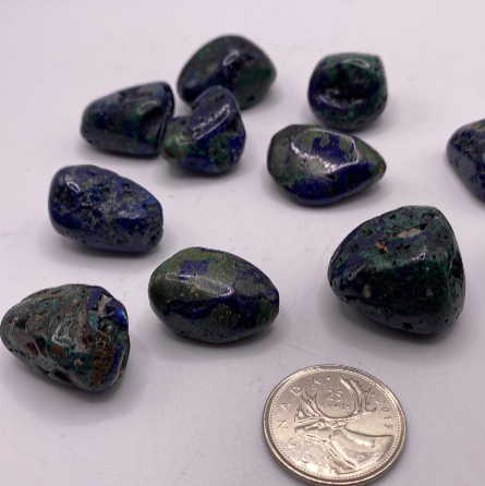 Azurite Tumbled