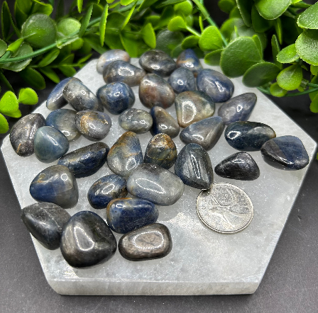 Sapphire Tumbled