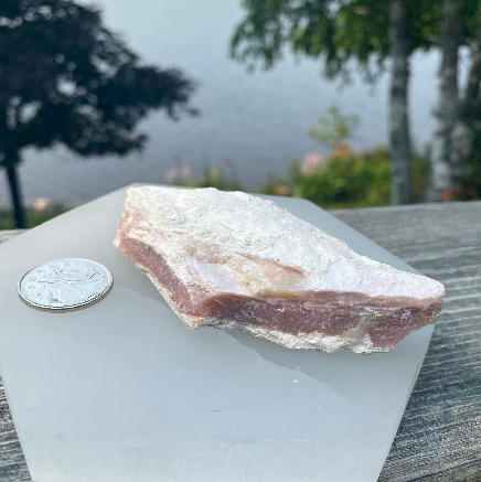 Pink Opal Rough Cut Slab (L)