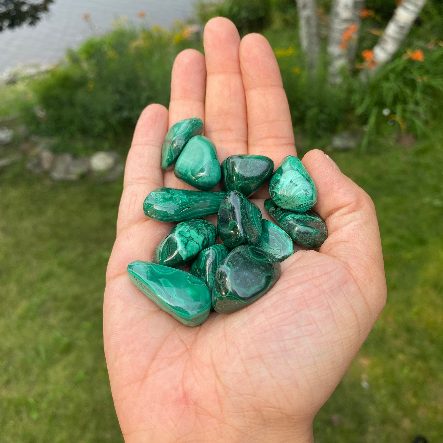 Malachite Tumbled Stone (S)