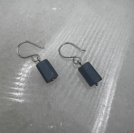 Angelite Dainty Sterling Silver Earrings