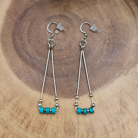 Turquoise Sterling Silver Earrings