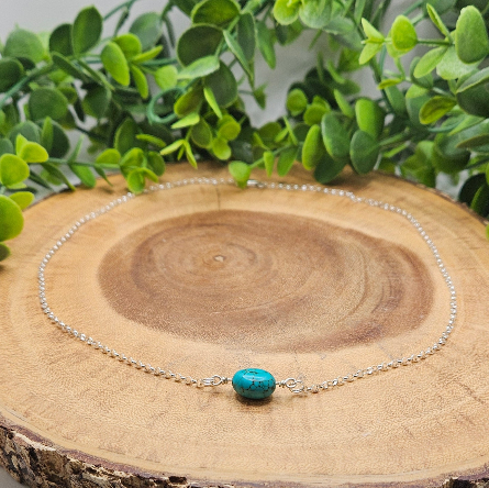 Turquoise Sterling Silver Necklace