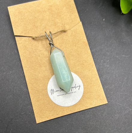 Amazonite Double Terminated Pendant
