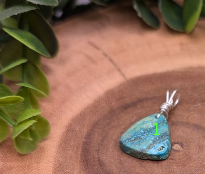 Chrysocolla Malachite Pendant