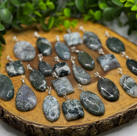 Moss Agate Pendant