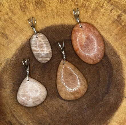 Peach Moonstone Pendant