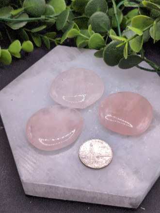Rose Quartz Palm Stones