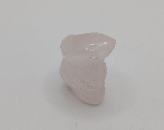 Rose Quartz Snake Carving