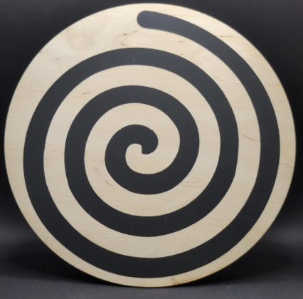 Spiral 8" Crystal Grid