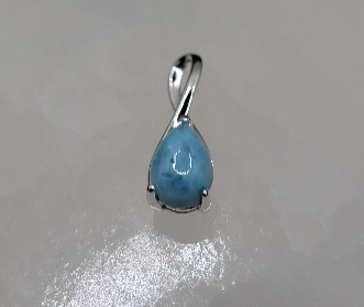 Larimar Sterling Silver Pendant