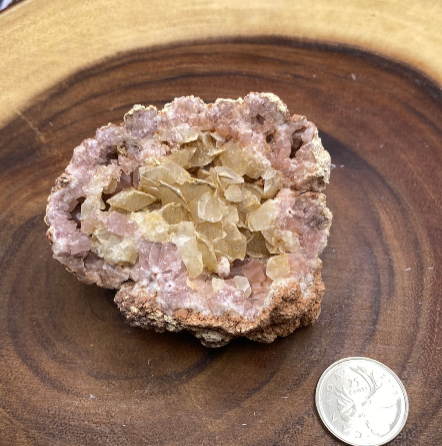 Pink Amethyst Cluster Specimen