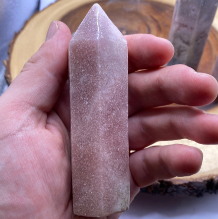 Rose Amethyst Points