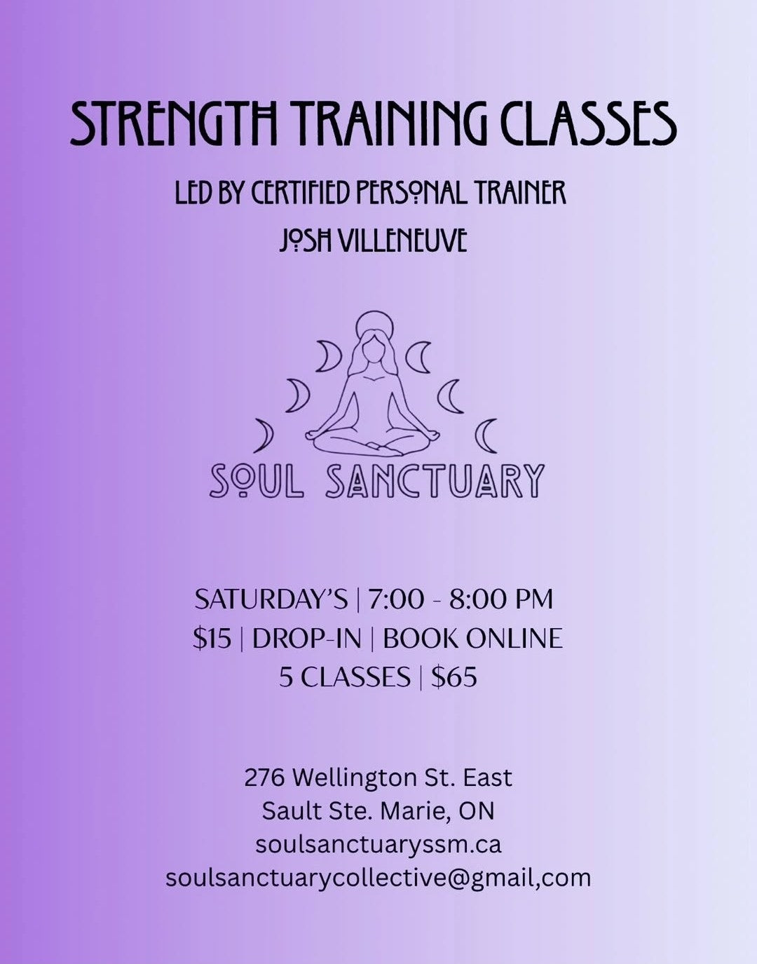 Strength Training Classes with Josh Villeneuve