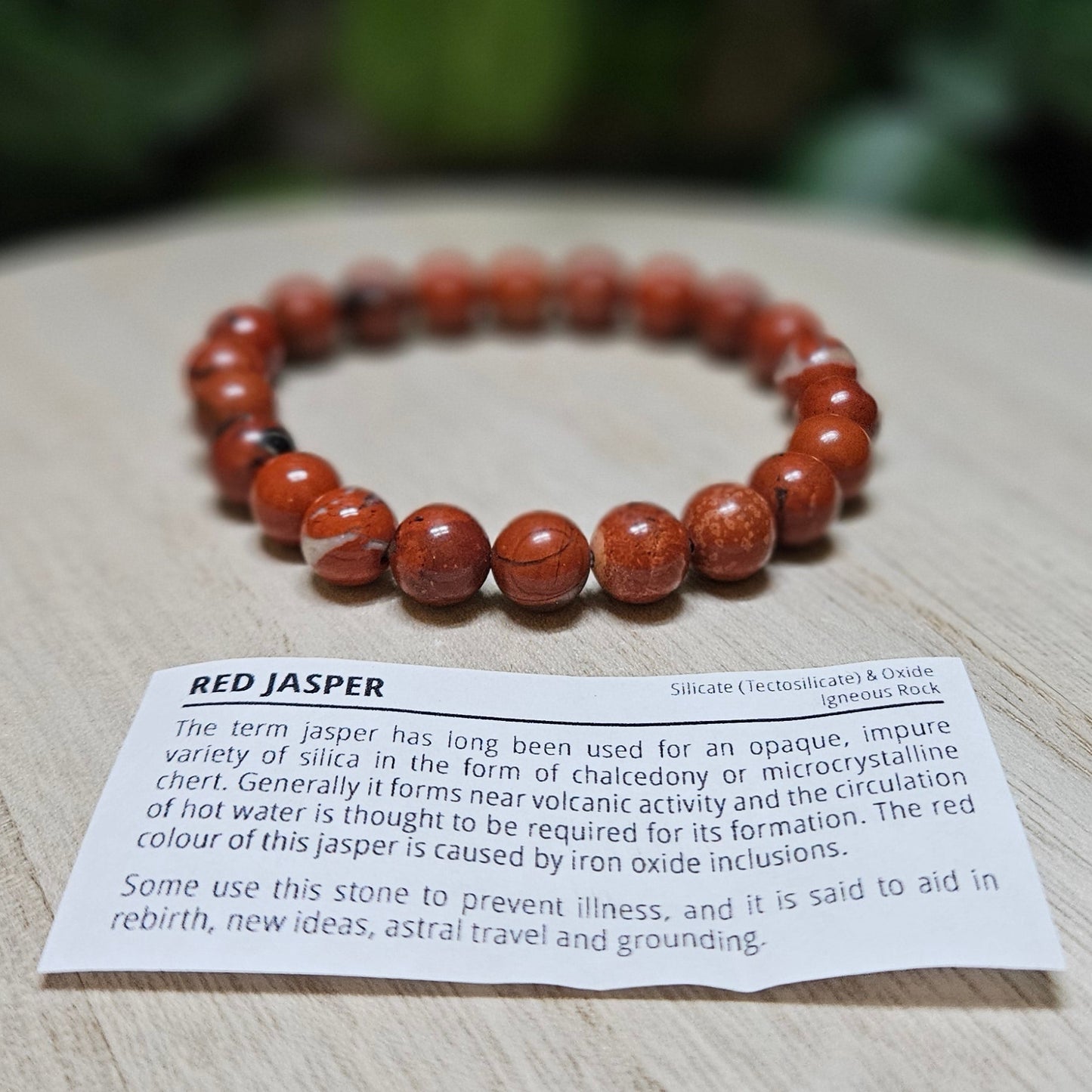 Red Jasper Bracelet 8mm