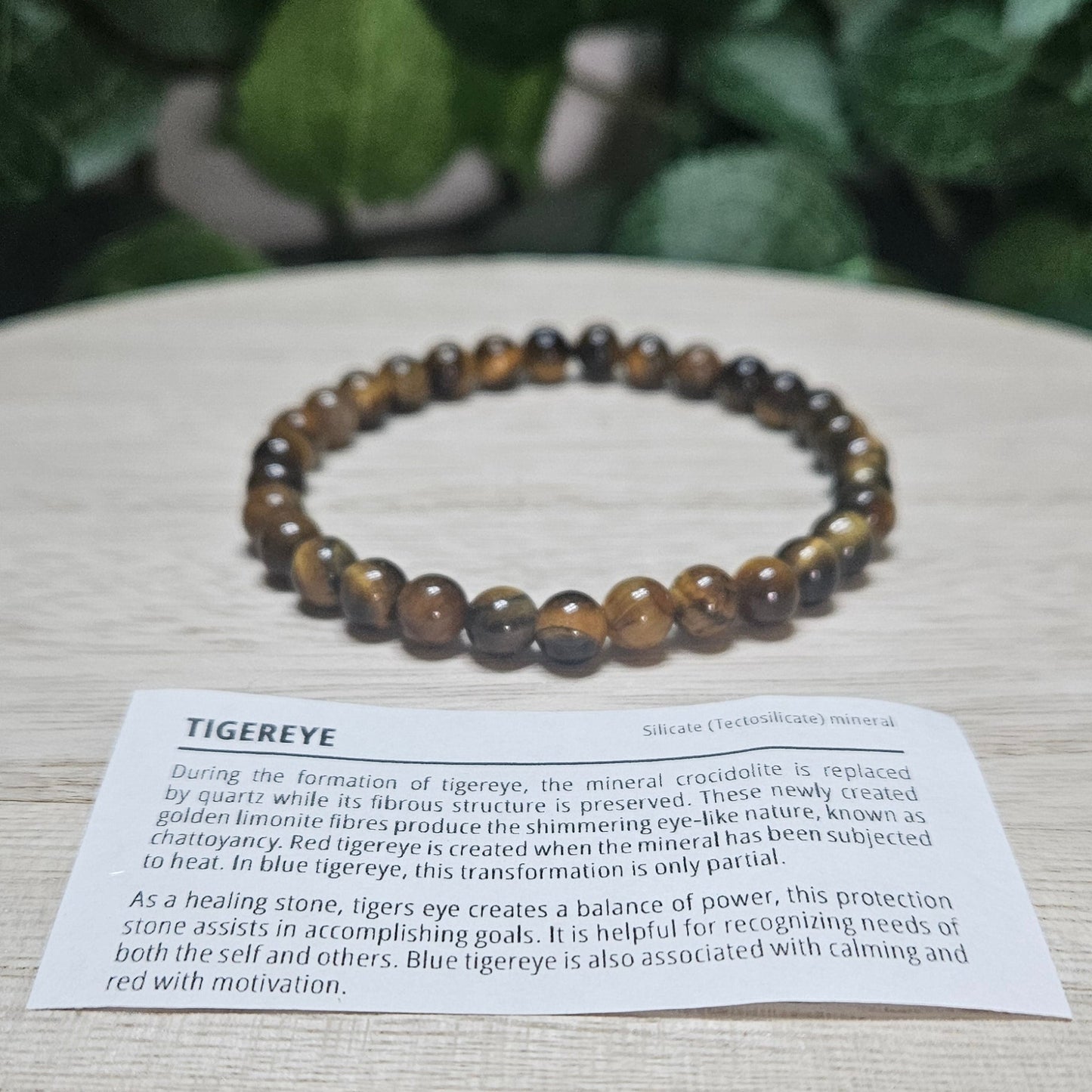 Tiger's Eye Bracelet 6mm