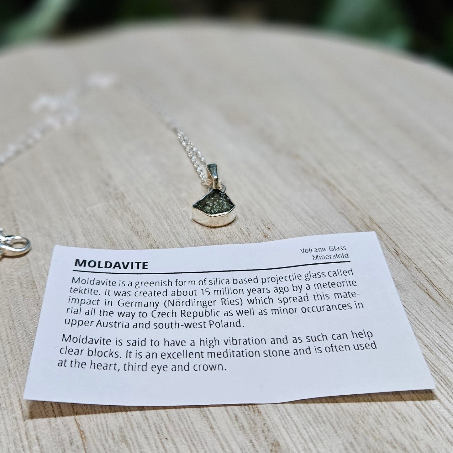 Moldavite Pendant (S/M)