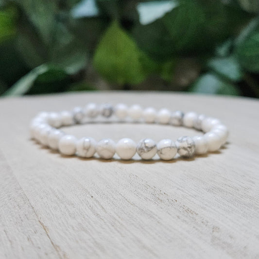 Howlite Bracelet 6mm