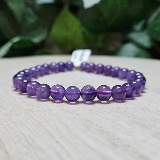 Amethyst Bracelet 6mm